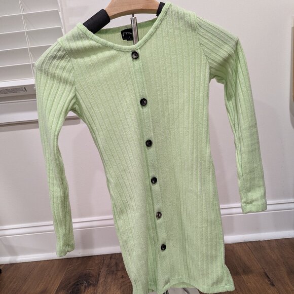 Art Class longsleeve sweater dress - green, M (7/8) - Picture 1 of 1